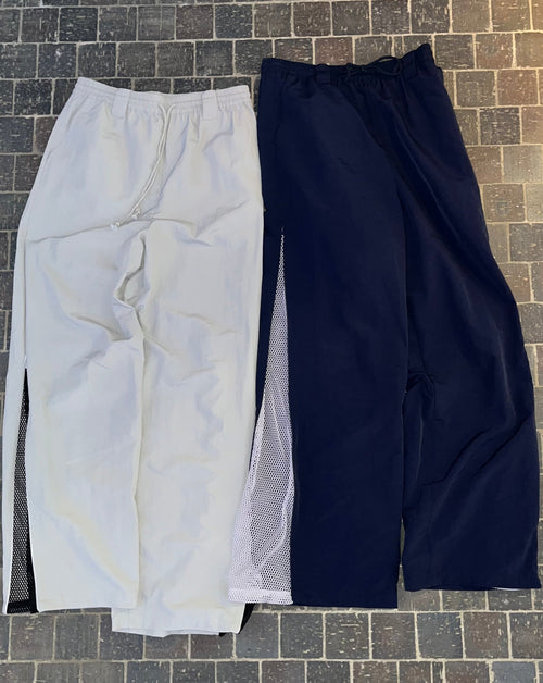 24SS展示会　tech logo nylon zip up pants (set up)(発送予定：2024年6月下旬~)
