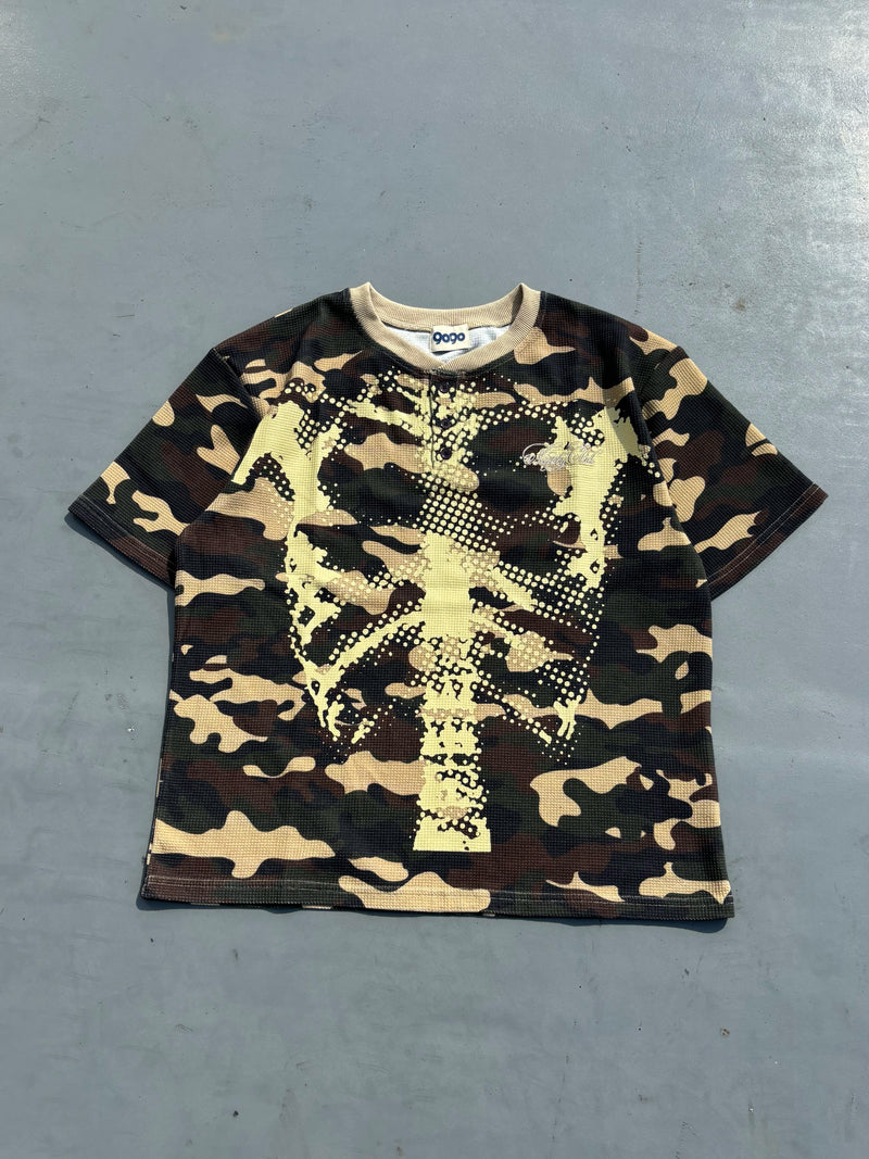 ドットボーンサーマルヘンリーネックTシャツ – YZ