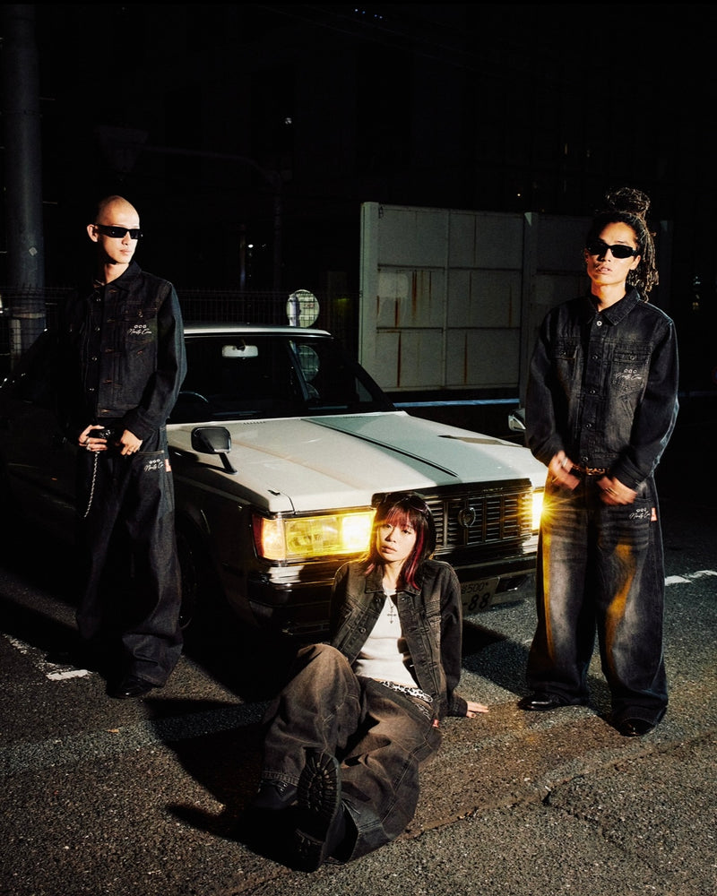 Bullet Logo Denim Short Jacket 