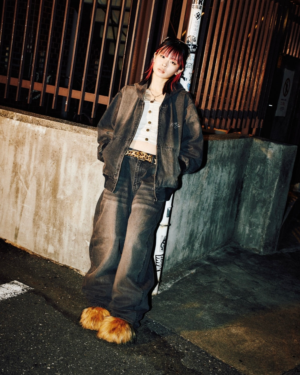 Bullet Logo Denim Short Jacket – YZ