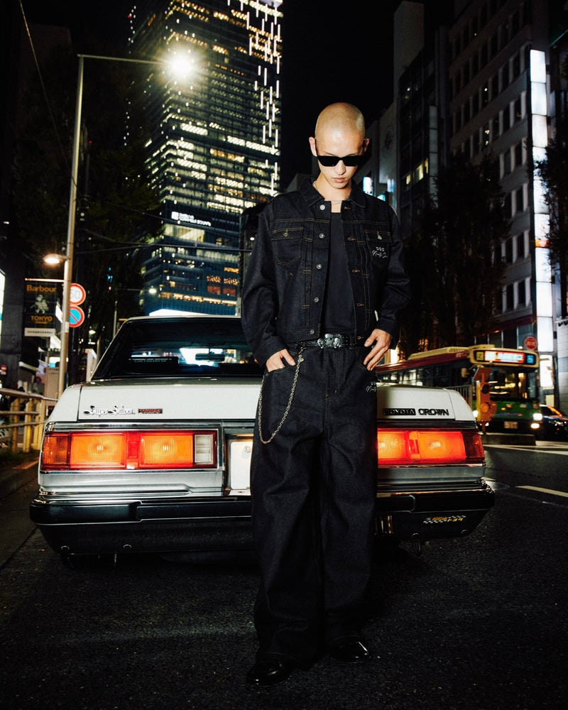 Bullet Logo Denim Short Jacket 