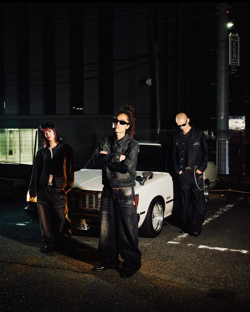 Bullet Logo Denim Short Jacket 