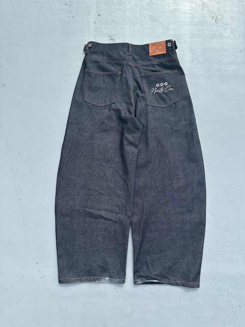 Bullet Logo Denim Buggy Pants – YZ
