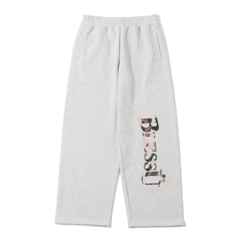 BU camouflage pattern OG logo sweat pants