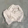 Butterfly logo rhinestone rich sweat
