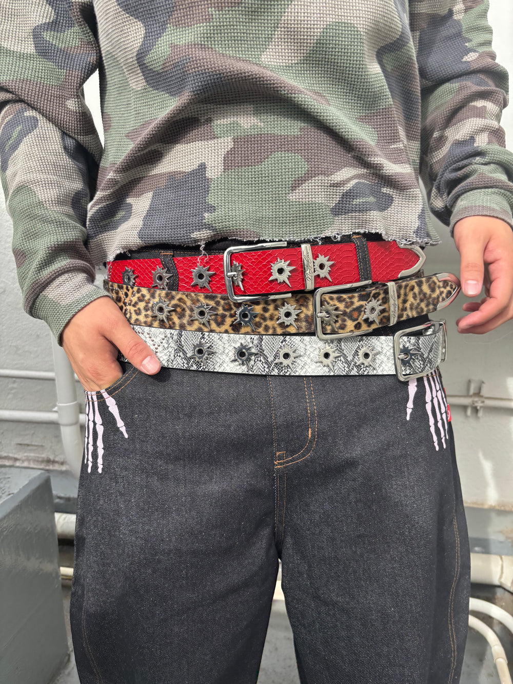 Bullet Assort Studs Belt – YZ