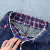 Boxer Docked Denim Shorts