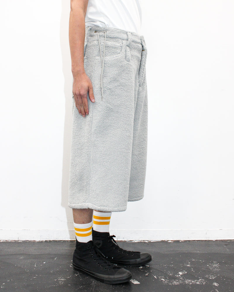 日本の公式オンライン HIROKI TSUZUKI BOA FLEECE CROPPED PANTS