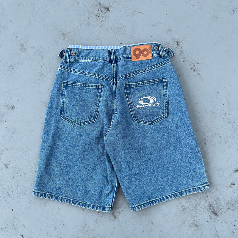 Boxer Docked Denim Shorts