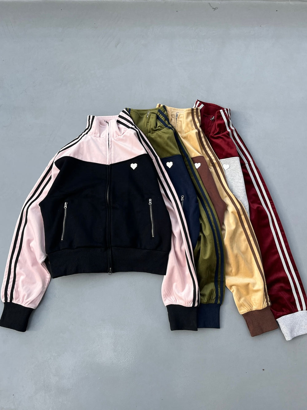 ジャケット・アウター supplier Velvet track jacket + pants switching velours track jacket – YZ