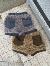 volume fur short pants