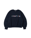SC logo random patch crew neck sweat