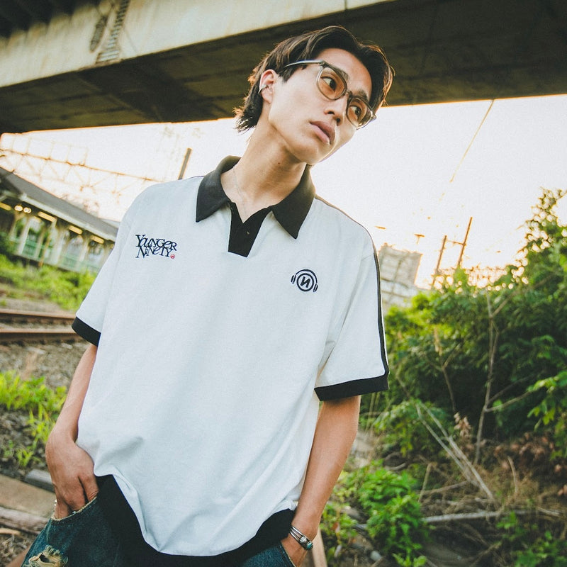 9090 × younger song Polo Shirts