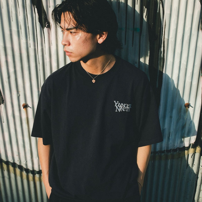9090 × younger song Universal Logo Tee