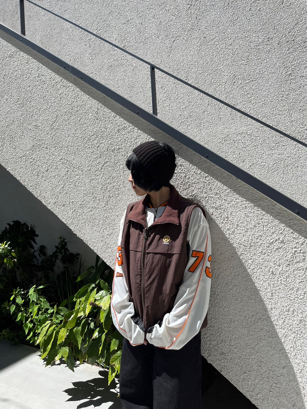 Nylon & Fleece Reversible Vest – YZ