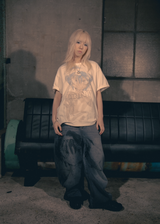 ×tomine Print Denim Pants
