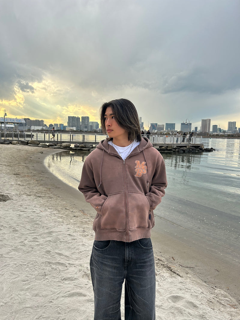 Wappen powder zip hoodie