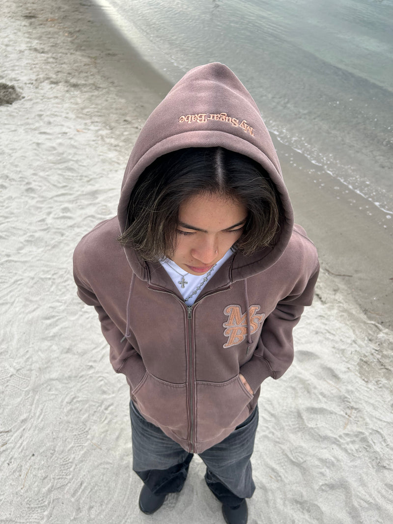 Wappen powder zip hoodie