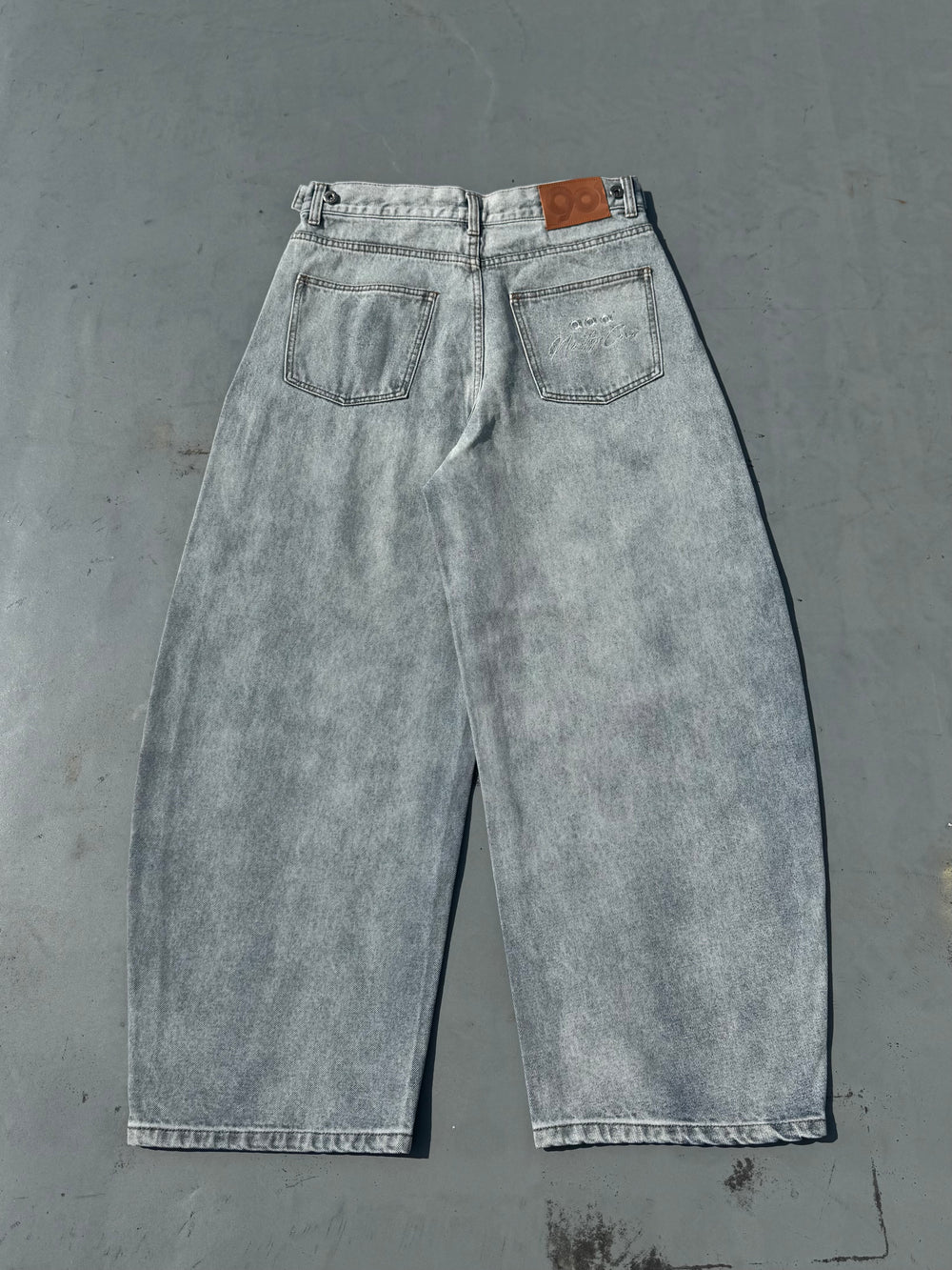 Bullet Logo Denim Buggy Pants – YZ