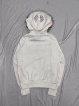 Y2k 毛绒拉链连帽衫 