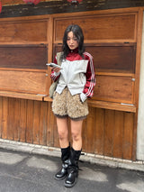 volume fur short pants