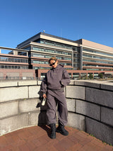 체크 패턴 하트 로고 후디 