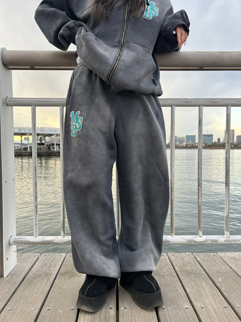 Wappen powder sweat pants