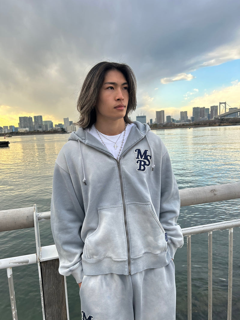 Wappen powder zip hoodie