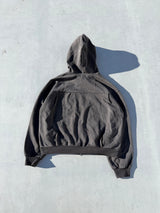 Bone Distressed Zip Hoodie 