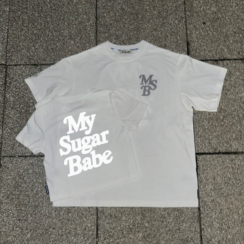 Reflector print T shirt