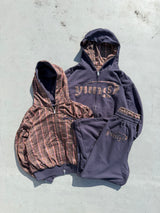 yung logo double waist sweat pants 