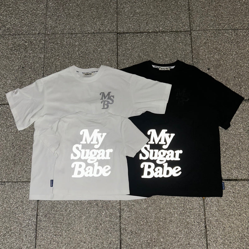 Reflector print T shirt