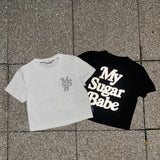 Reflector print T shirt