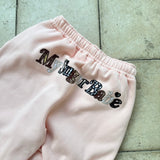 Assort check logo pants