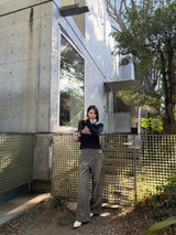 yung logo leopard blast denim 