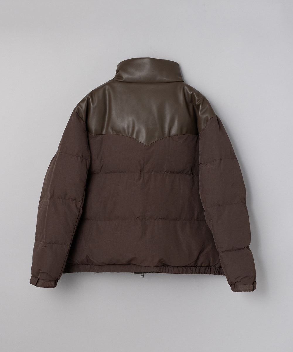 Western leather down jacket – YZ