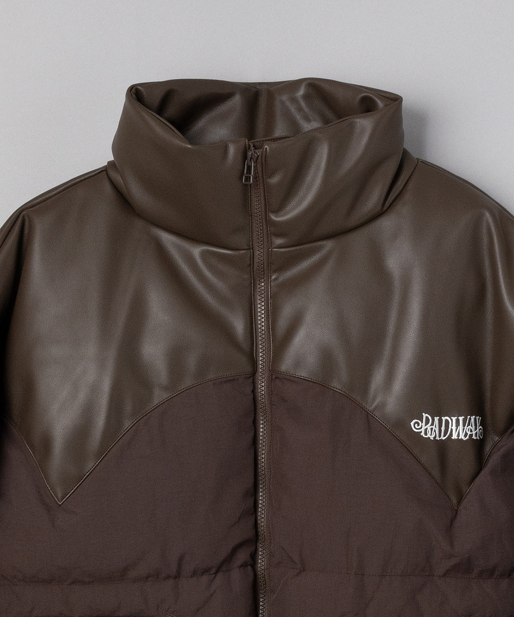 Western leather down jacket – YZ