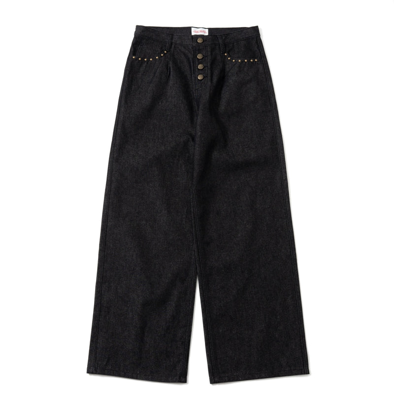 Wave classic denim pants