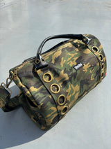 Eyelet Boston Bag
