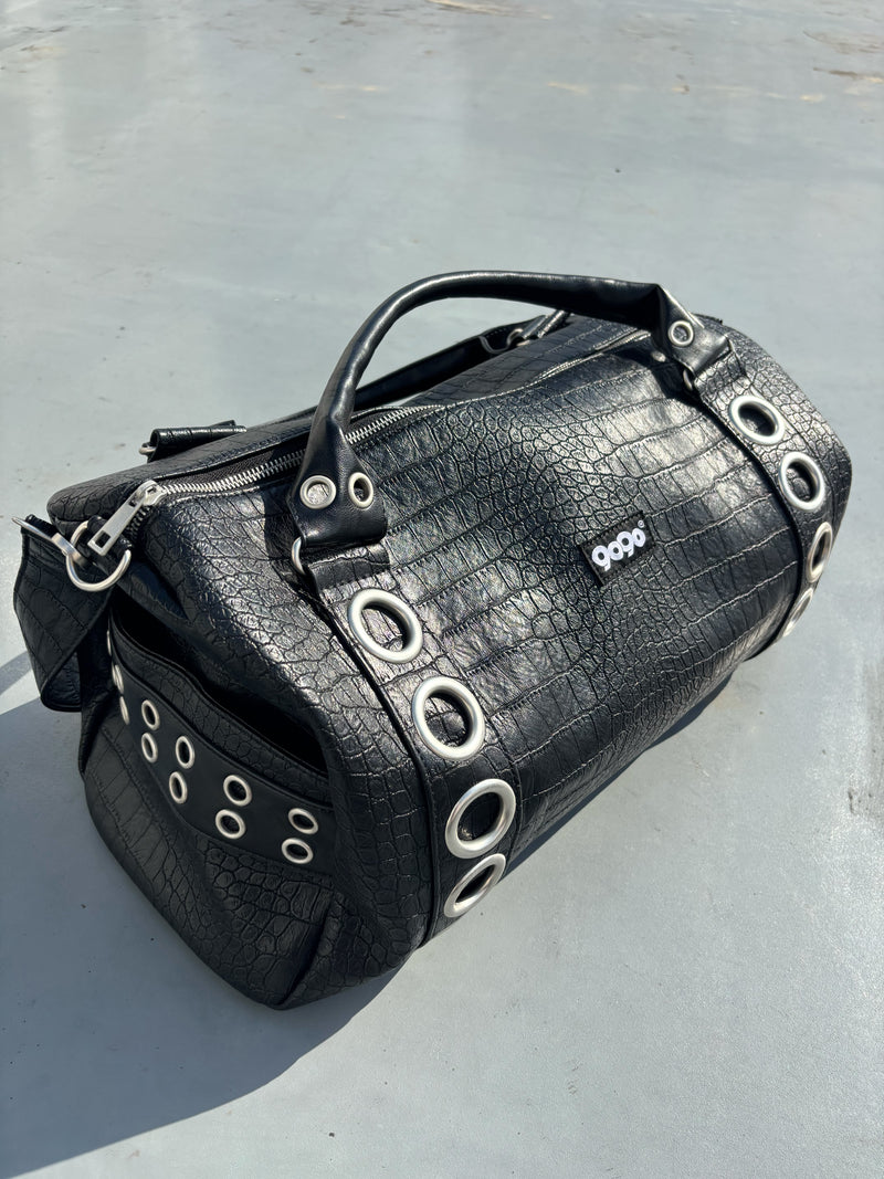 Eyelet Boston Bag – YZ