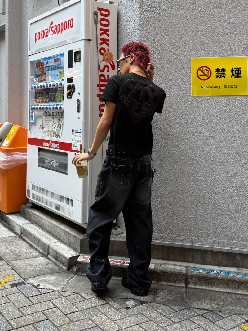 kirakira cocoon washed denim