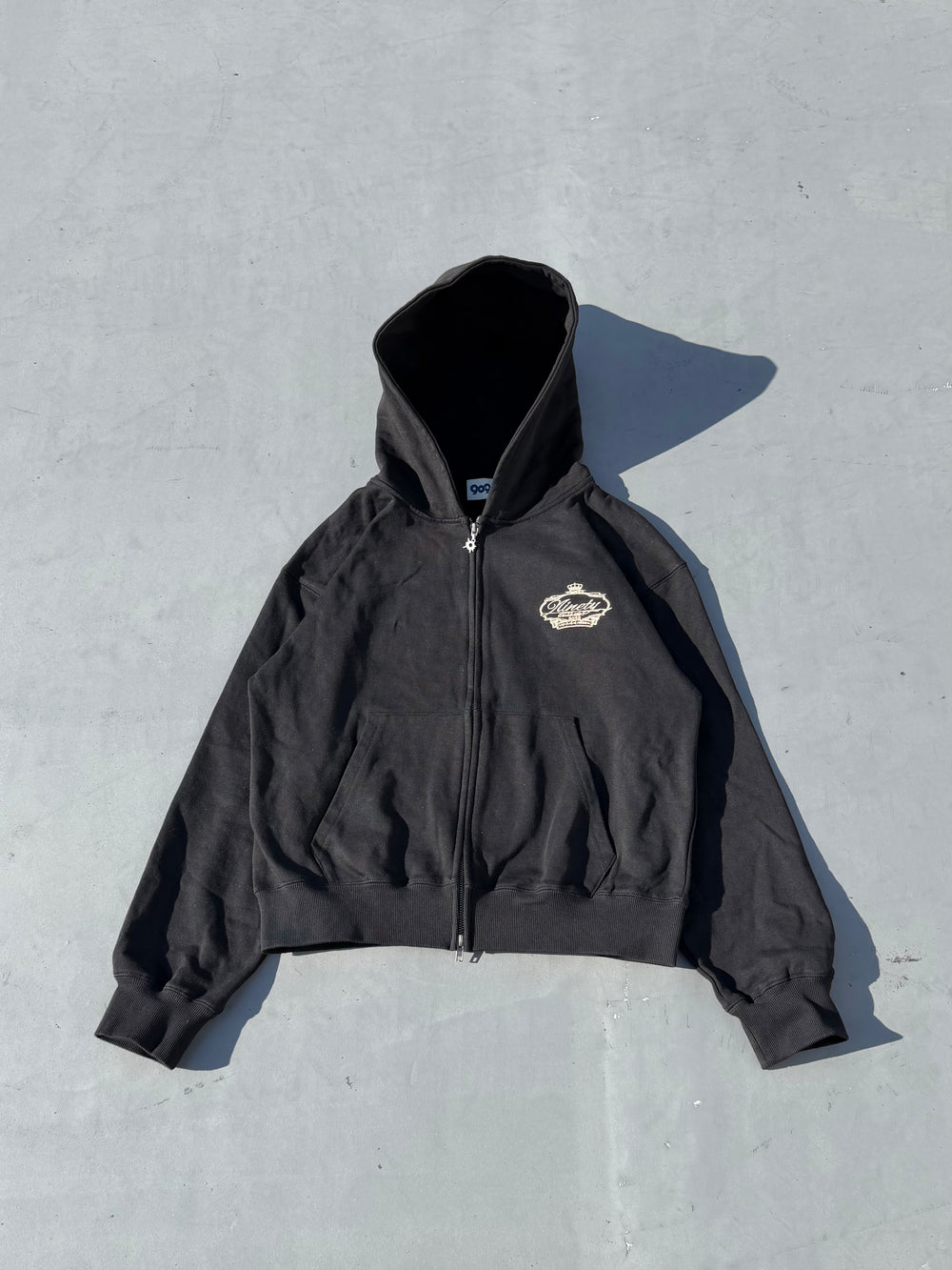 Crown Logo Zip Hoodie – YZ