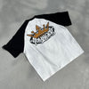 9090 X年輕歌曲King King徽標Raglan Tee