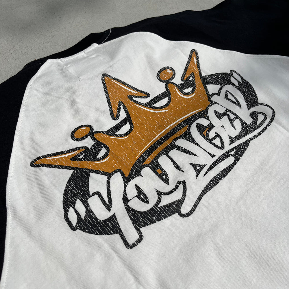 9090 × younger song King Logo Raglan Tee – YZ