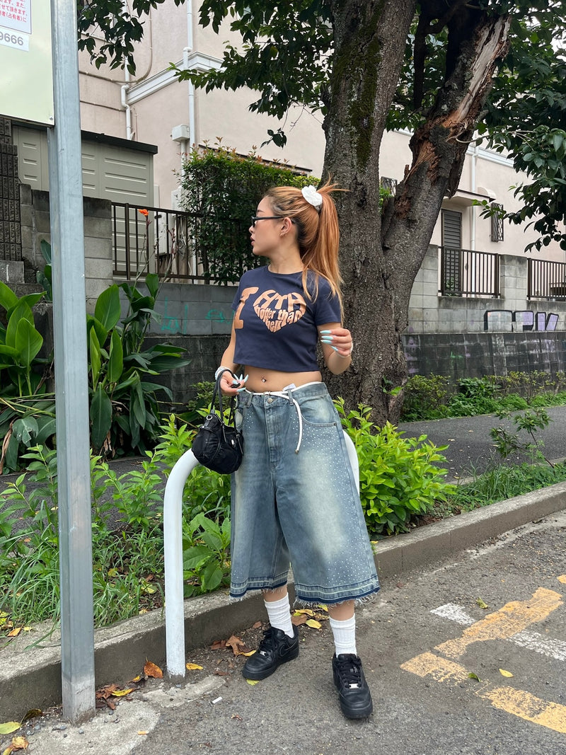 kirakira loose jorts