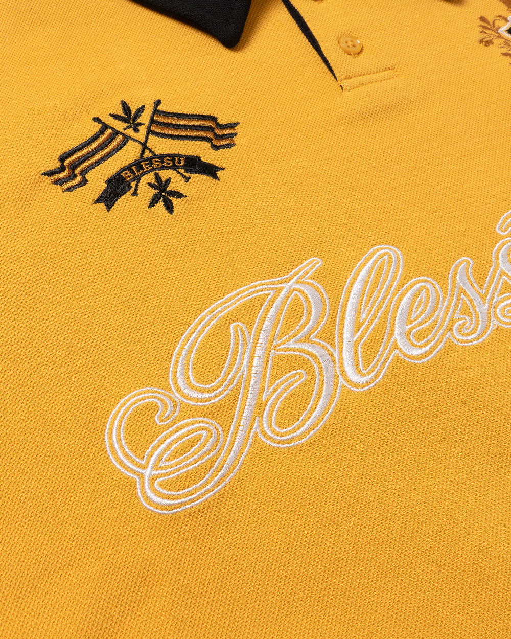 BU EMBROIDERY L/S ポロシャツ – YZ