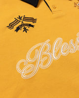 BU EMBROIDERY 長袖 POLO 衫 