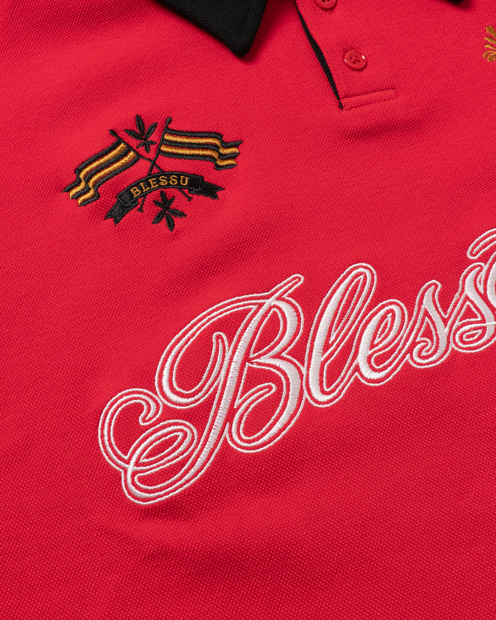BU EMBROIDERY L/S ポロシャツ – YZ