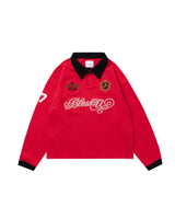 BU EMBROIDERY 長袖 POLO 衫 