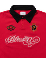 BU EMBROIDERY 長袖 POLO 衫 